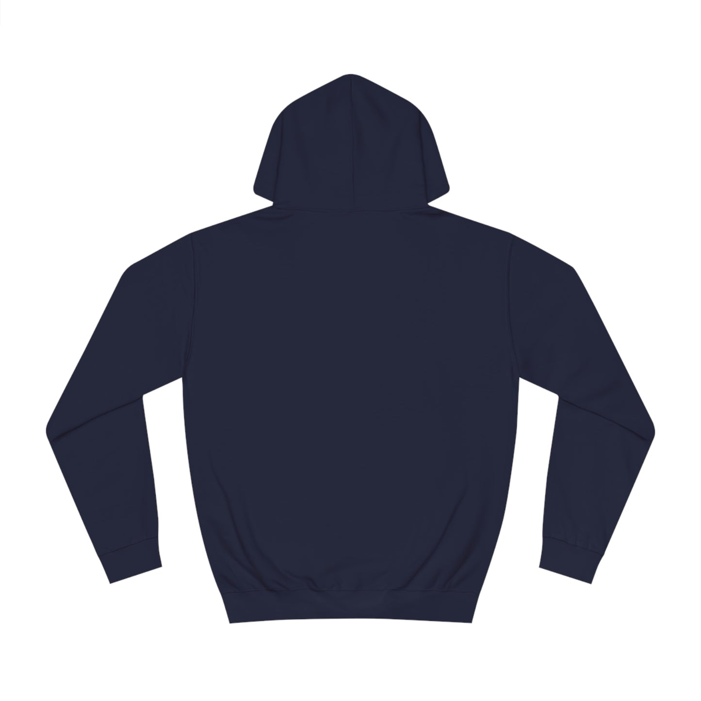 Navy Hoodie plain back