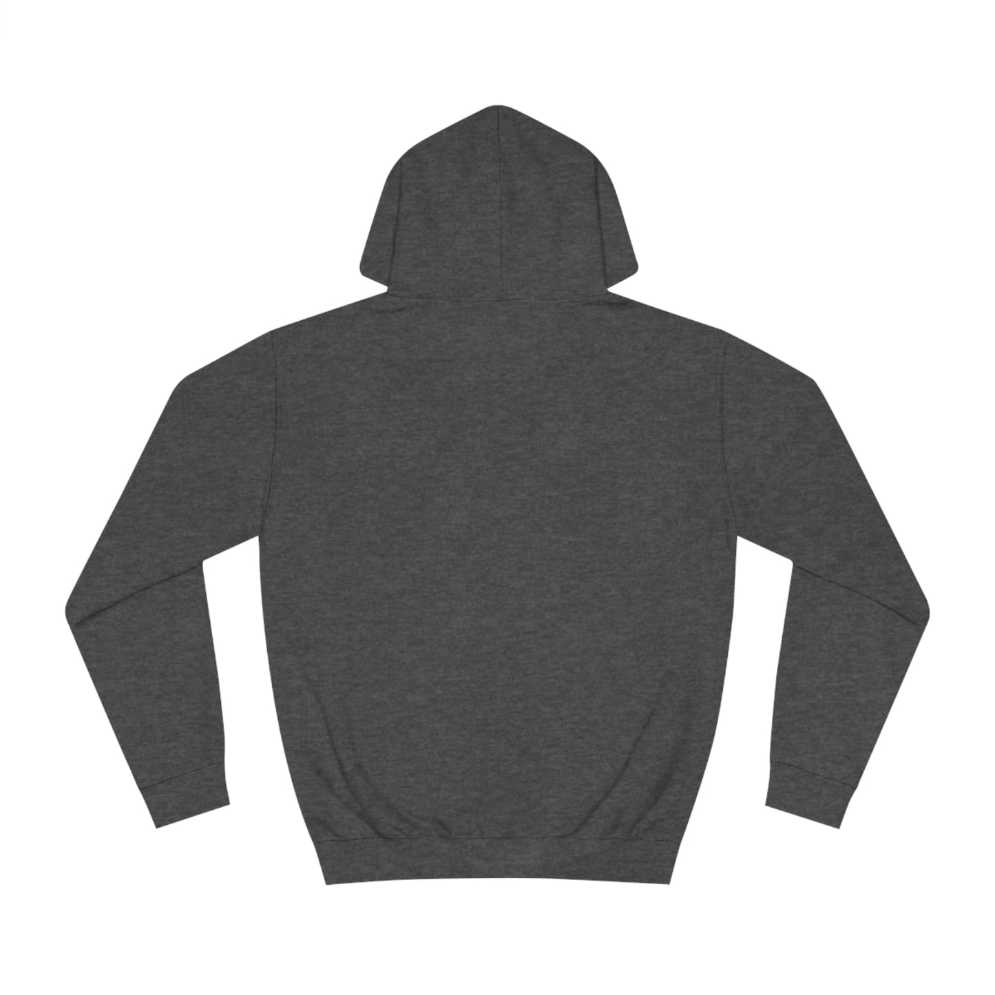 Charcoal Hoodie plain back