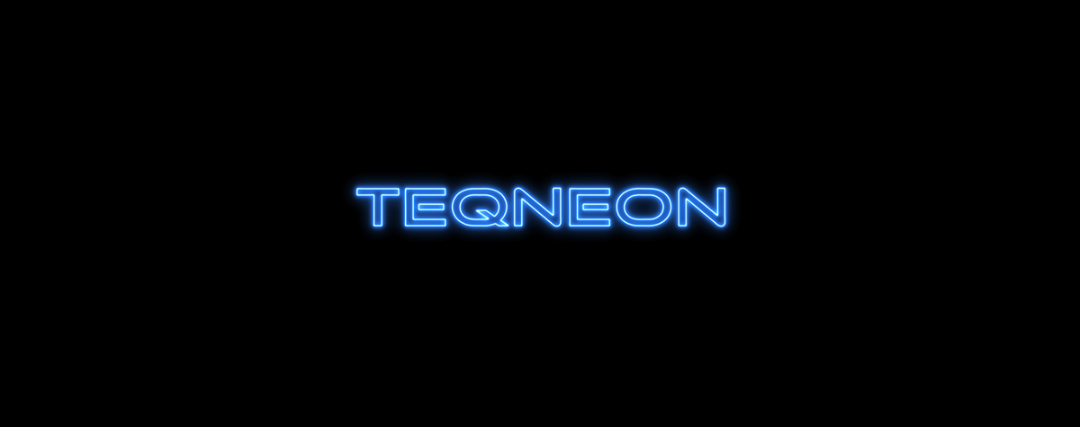 TEQNEON logo banner